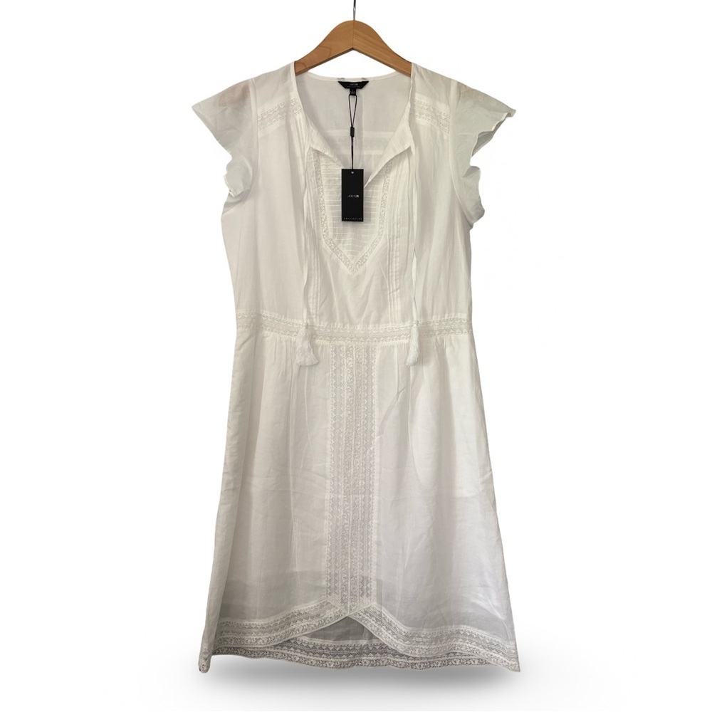 NWT Joe's Women's Sz S Dress White Cotton Embroidered Lace